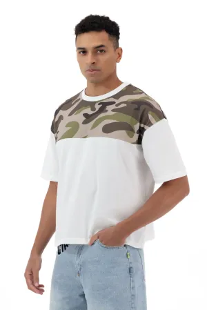 Men's Camo Boxy Loose T-Shirt