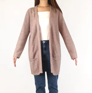 Merinomink New Zealand pink wool/possum/silk mix cardigan size S
