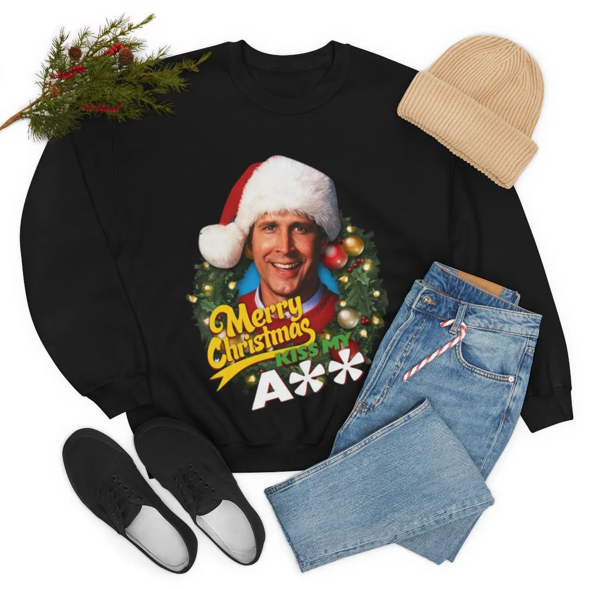 Merry Christmas Kiss My A Sweatshirt