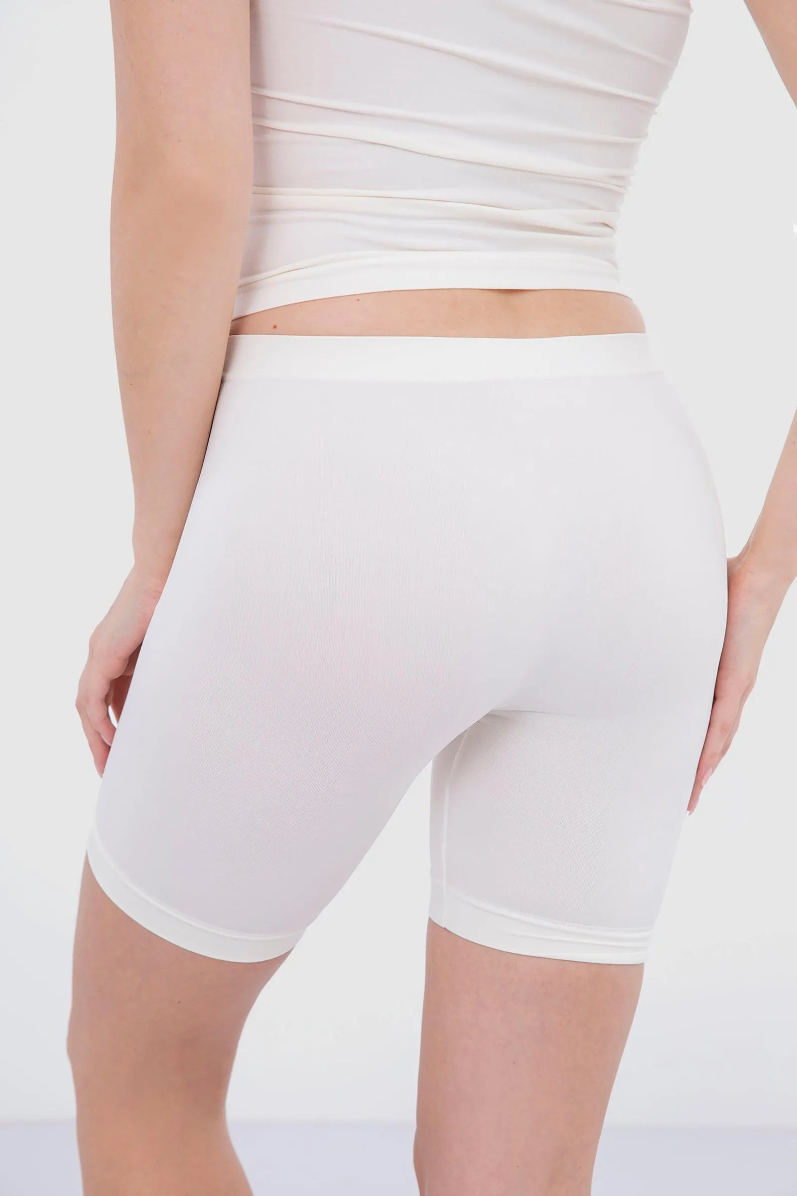 Microfiber Mid Thigh Shorts
