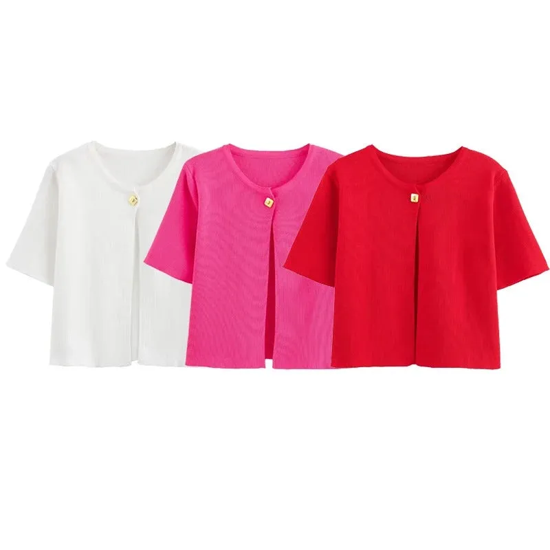 Mila Short Sleeve Cardigan