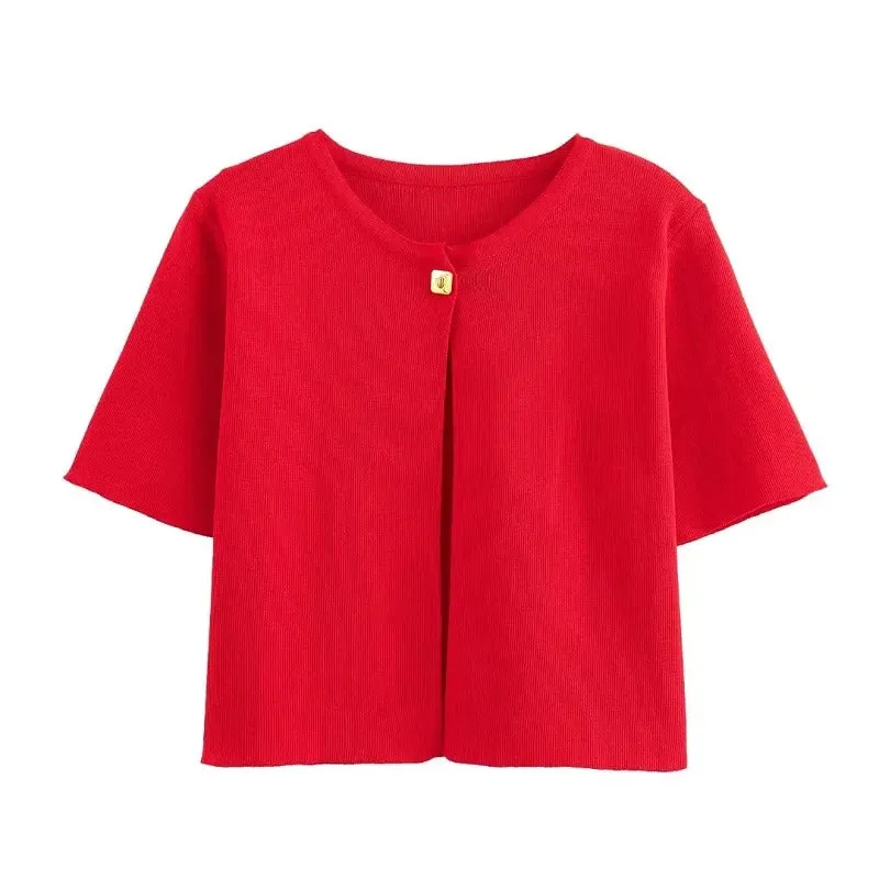 Mila Short Sleeve Cardigan