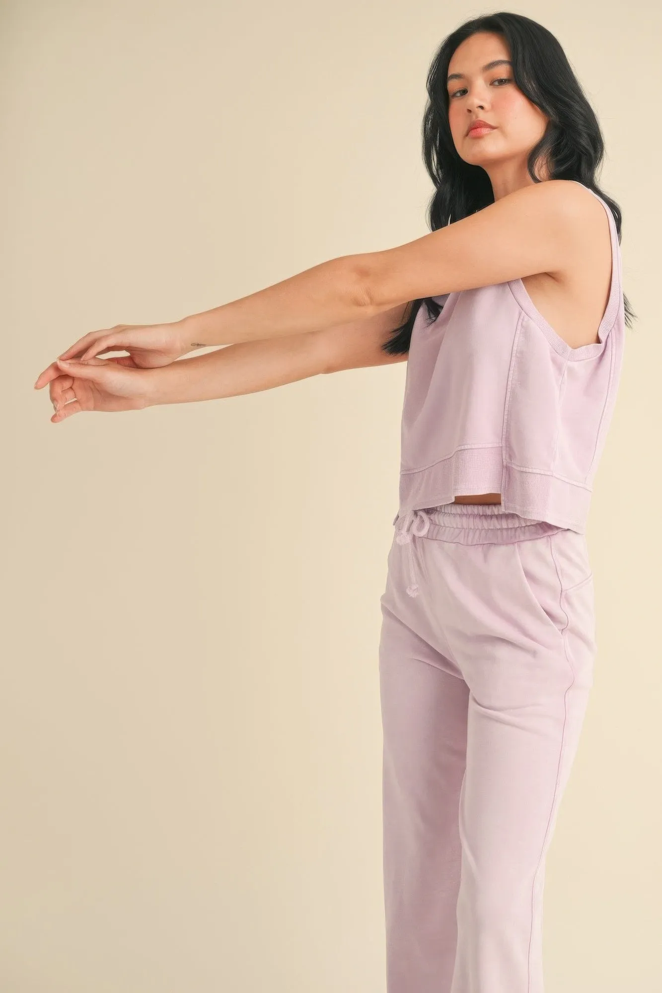 Mineral Wash Sleeveless Top