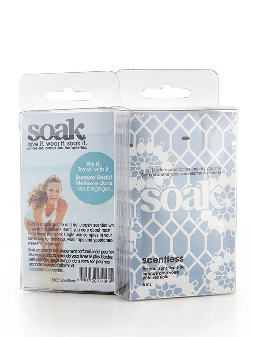 Minisoak Travel Sachets - 6 Pack