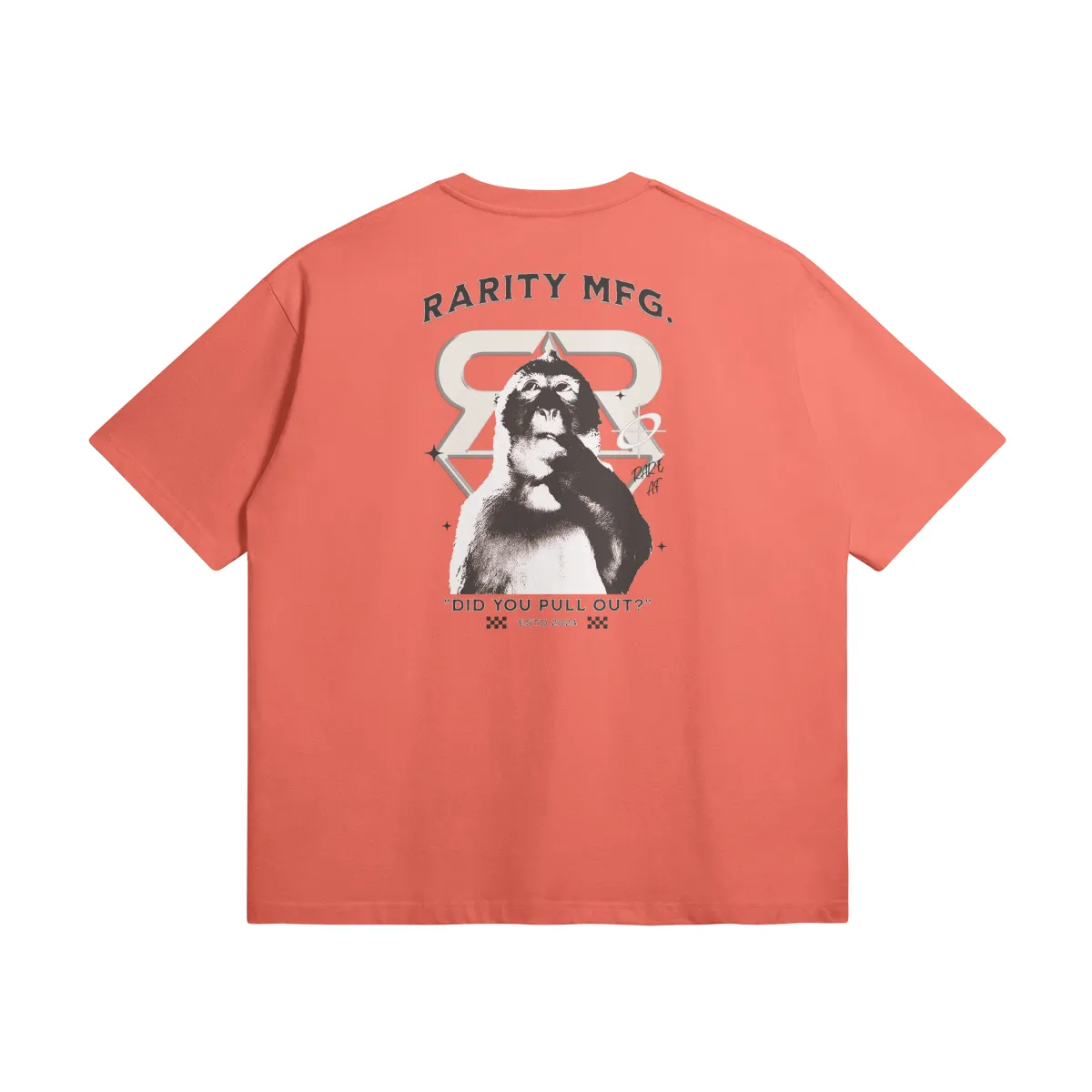 Monkey Heavyweight Tee & Monkey Embroidered Shorts
