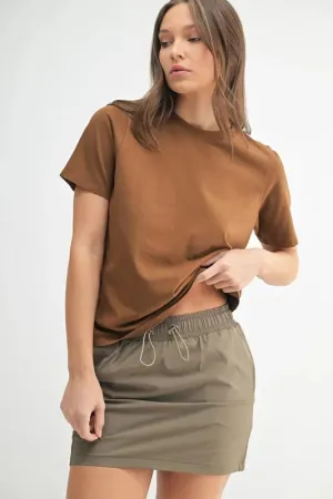 MONO B Round Neck Short Sleeve T-Shirt
