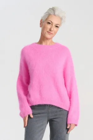 Montreal Knit Sweater Bubblegum Pink in Angora