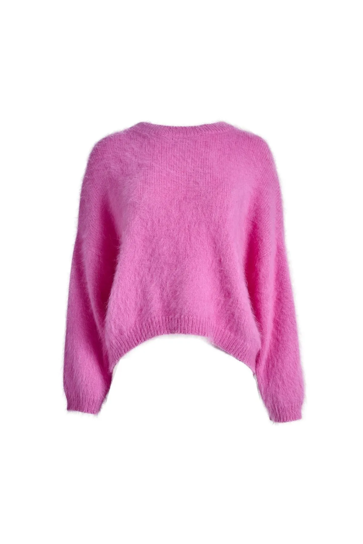 Montreal Knit Sweater Bubblegum Pink in Angora