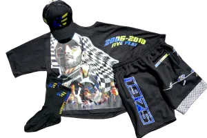 NASCAR Inspired Shirt And Short Set