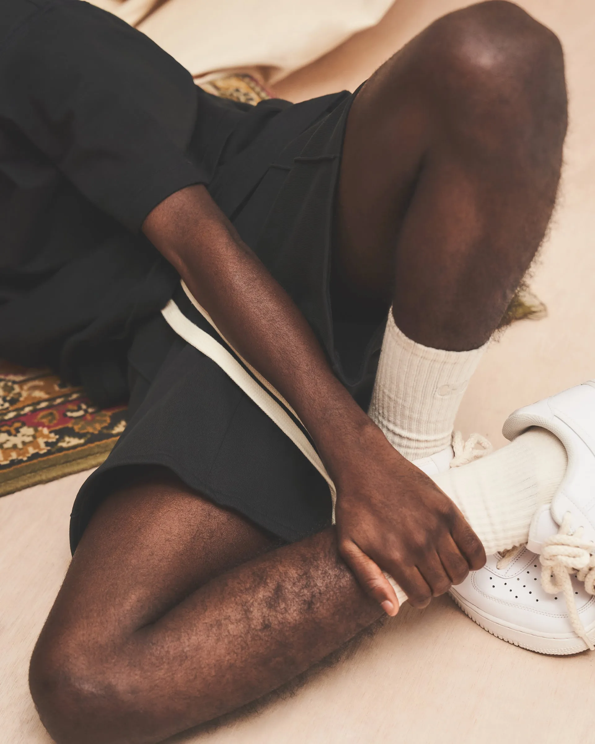NEUTRALS Sweat Shorts - Black