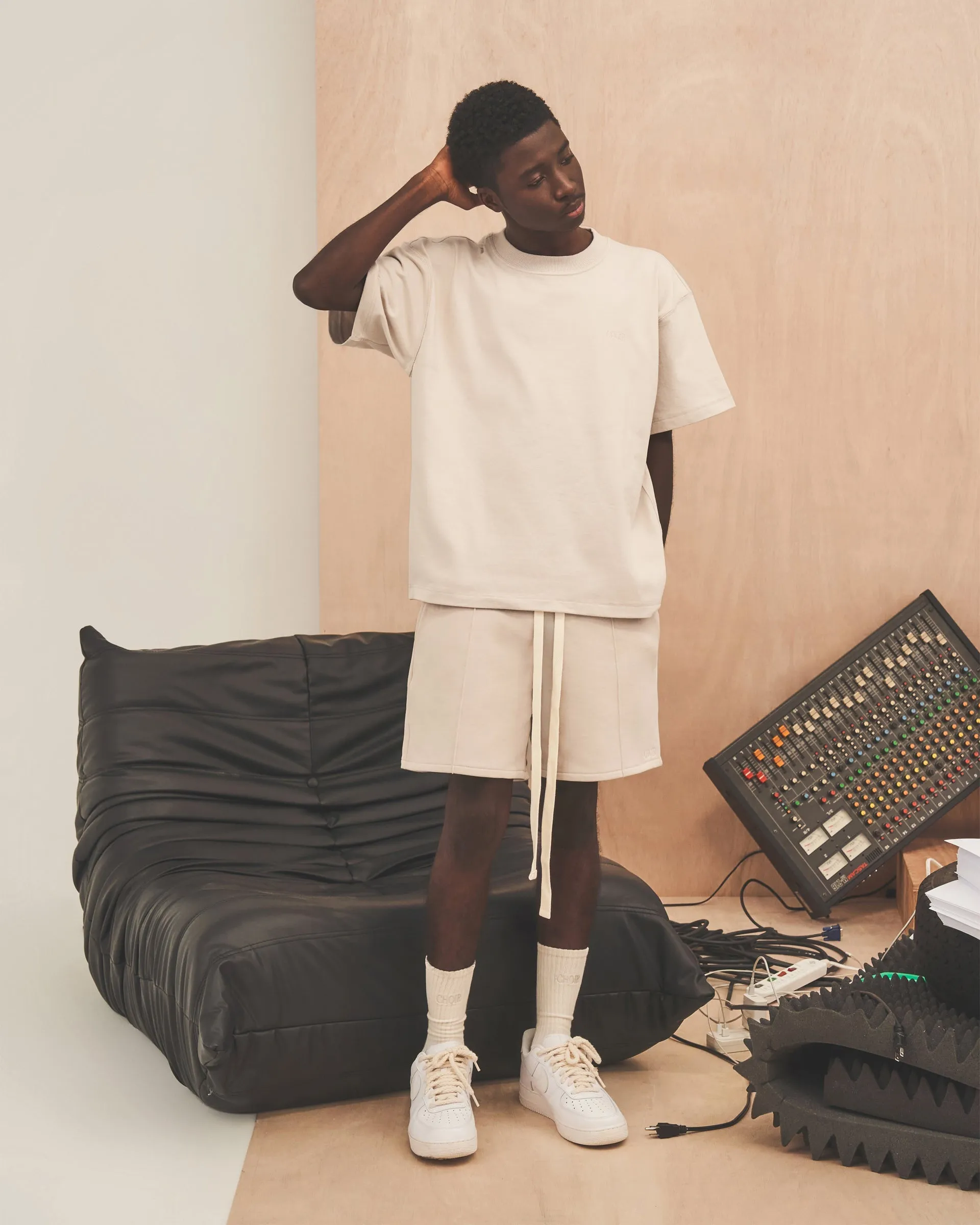 NEUTRALS Sweat Shorts - Sand