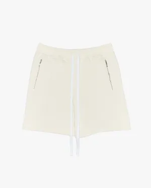 NEUTRALS Zip Shorts - Beige