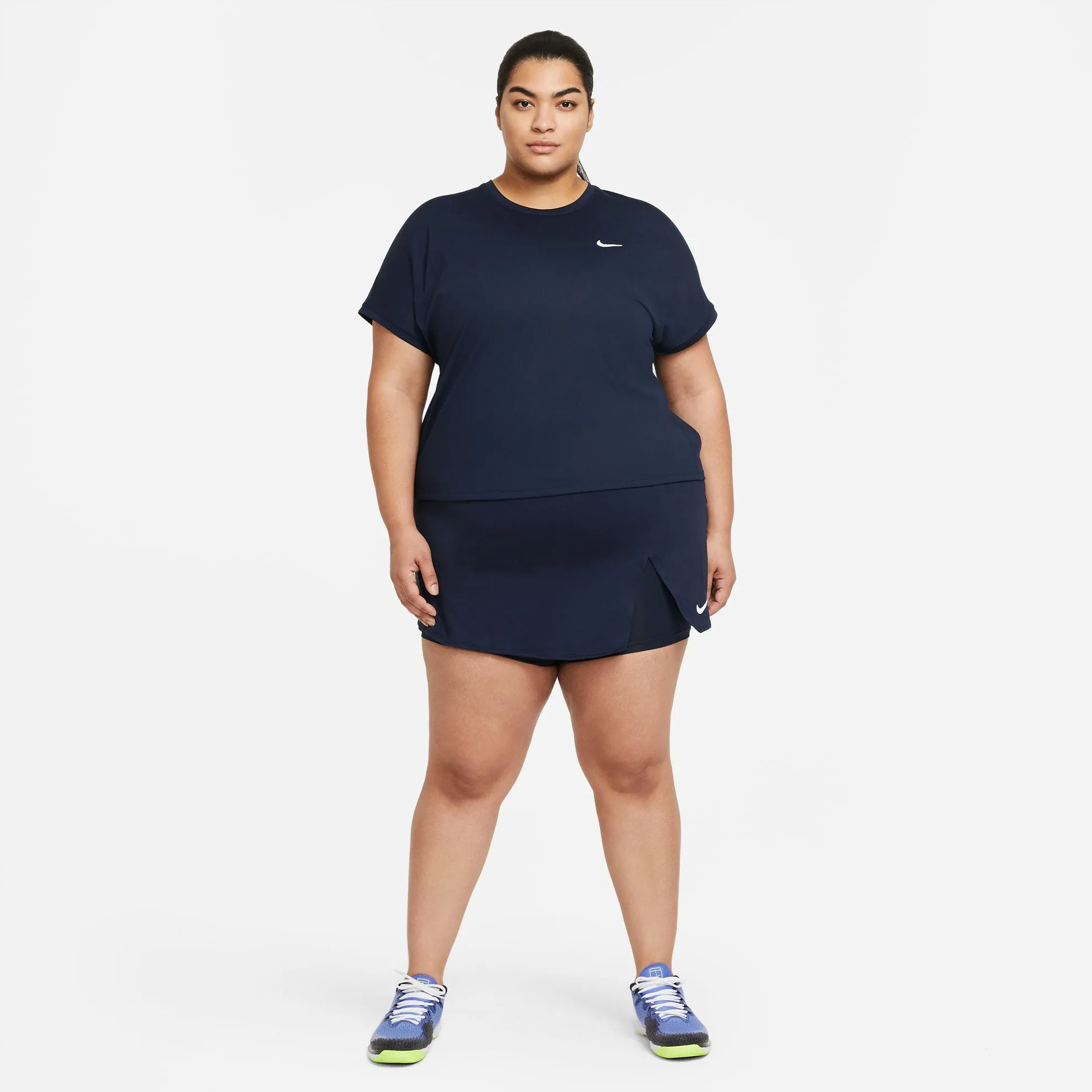 Nike Women's Dri-FIT Victory Skirt (Obsidian/White)