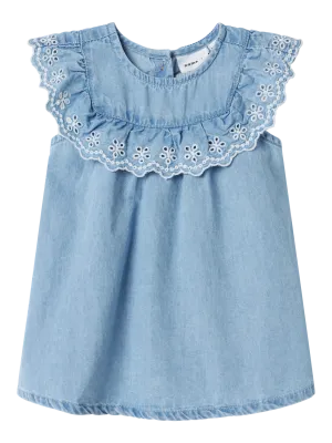 NMFHERA Midi Dress - Light Blue Denim