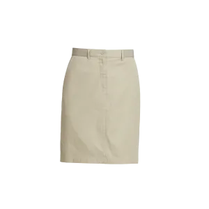 NNT Women's Stretch Cotton Chino Skirt - Desert
