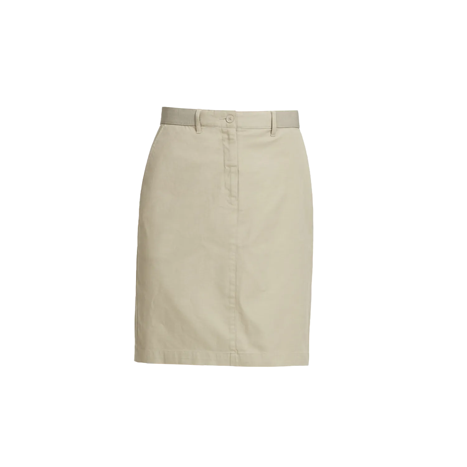 NNT Women's Stretch Cotton Chino Skirt - Desert