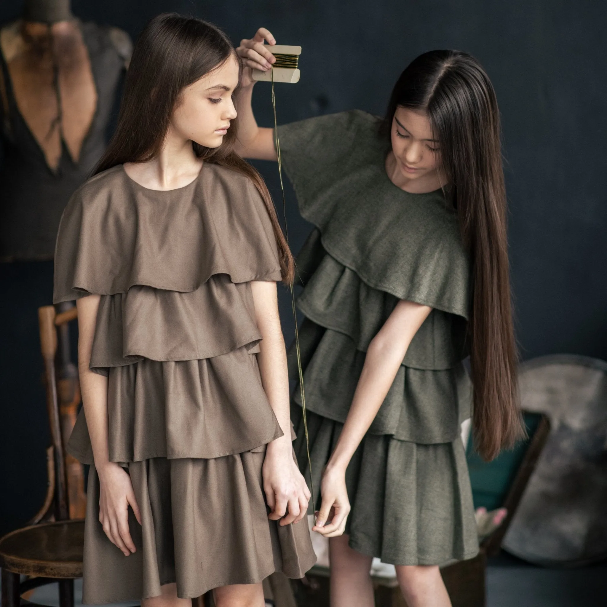 Noelle Brown Dress
