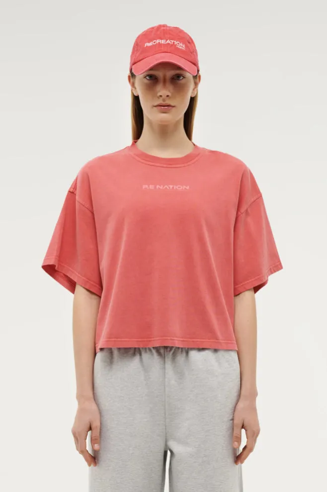 Nomad Boxy Tee | Poppy Red
