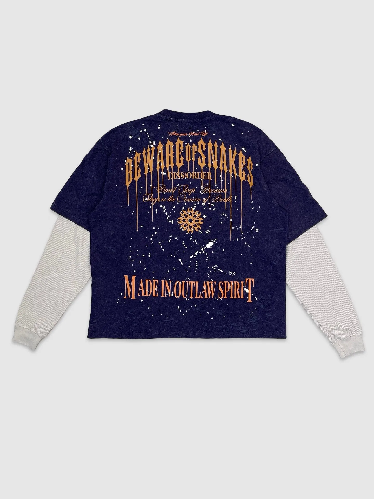 NOR-GN4092-Beware Of Snakes Crop LS Tee