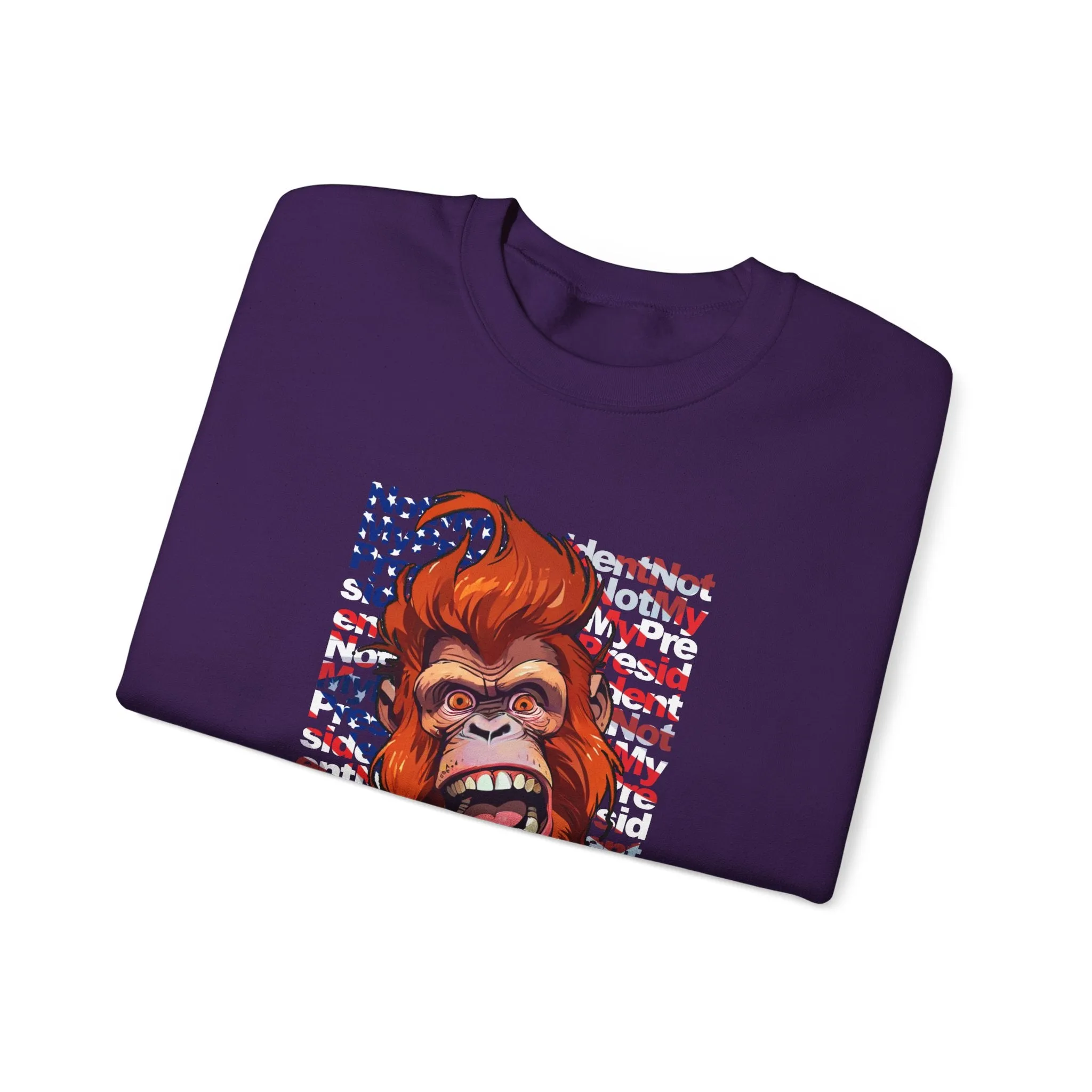 Not My President Unisex Heavy Blend™ Crewneck Sweatshirt