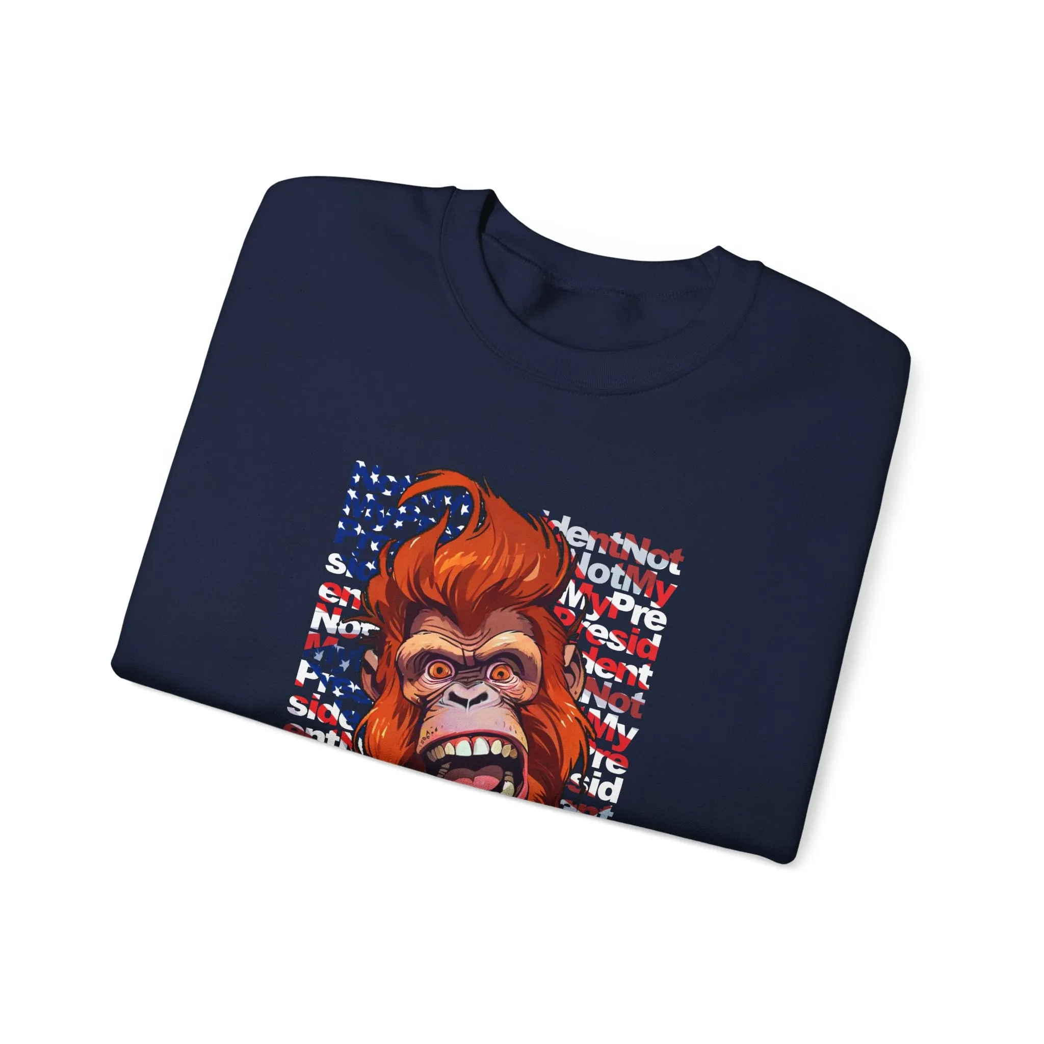 Not My President Unisex Heavy Blend™ Crewneck Sweatshirt