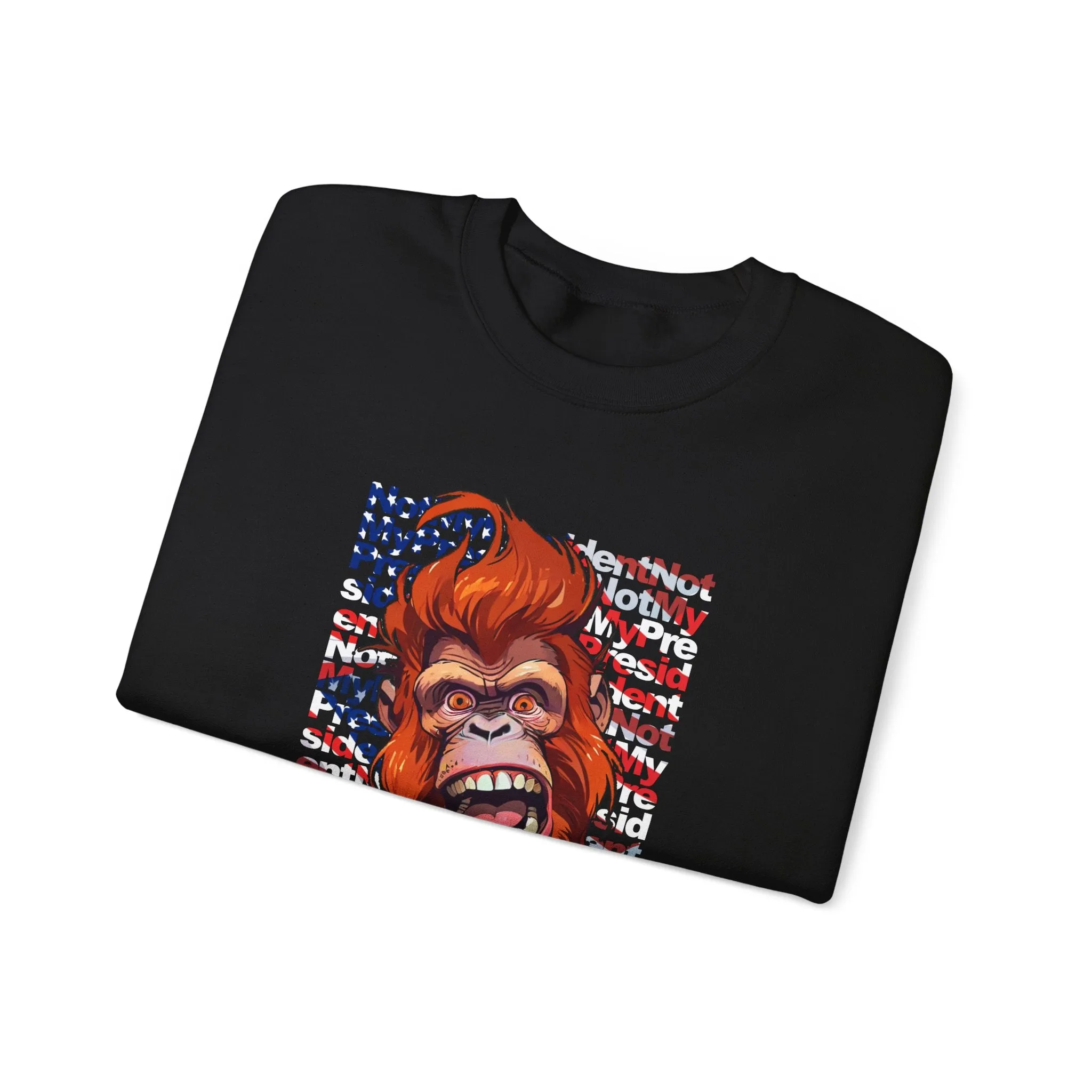 Not My President Unisex Heavy Blend™ Crewneck Sweatshirt