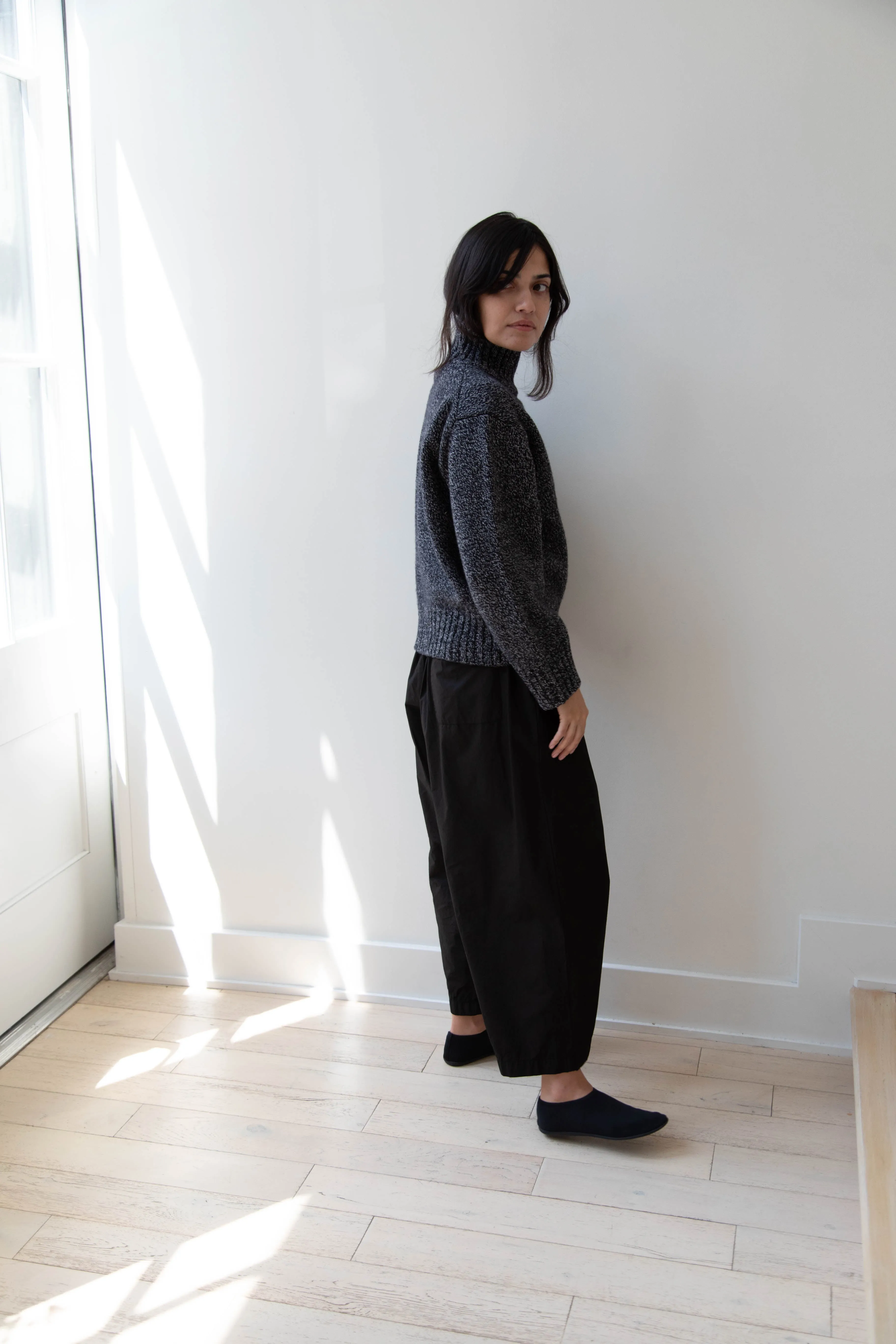 Nothing Written | Turtleneck Sweater in Black & White