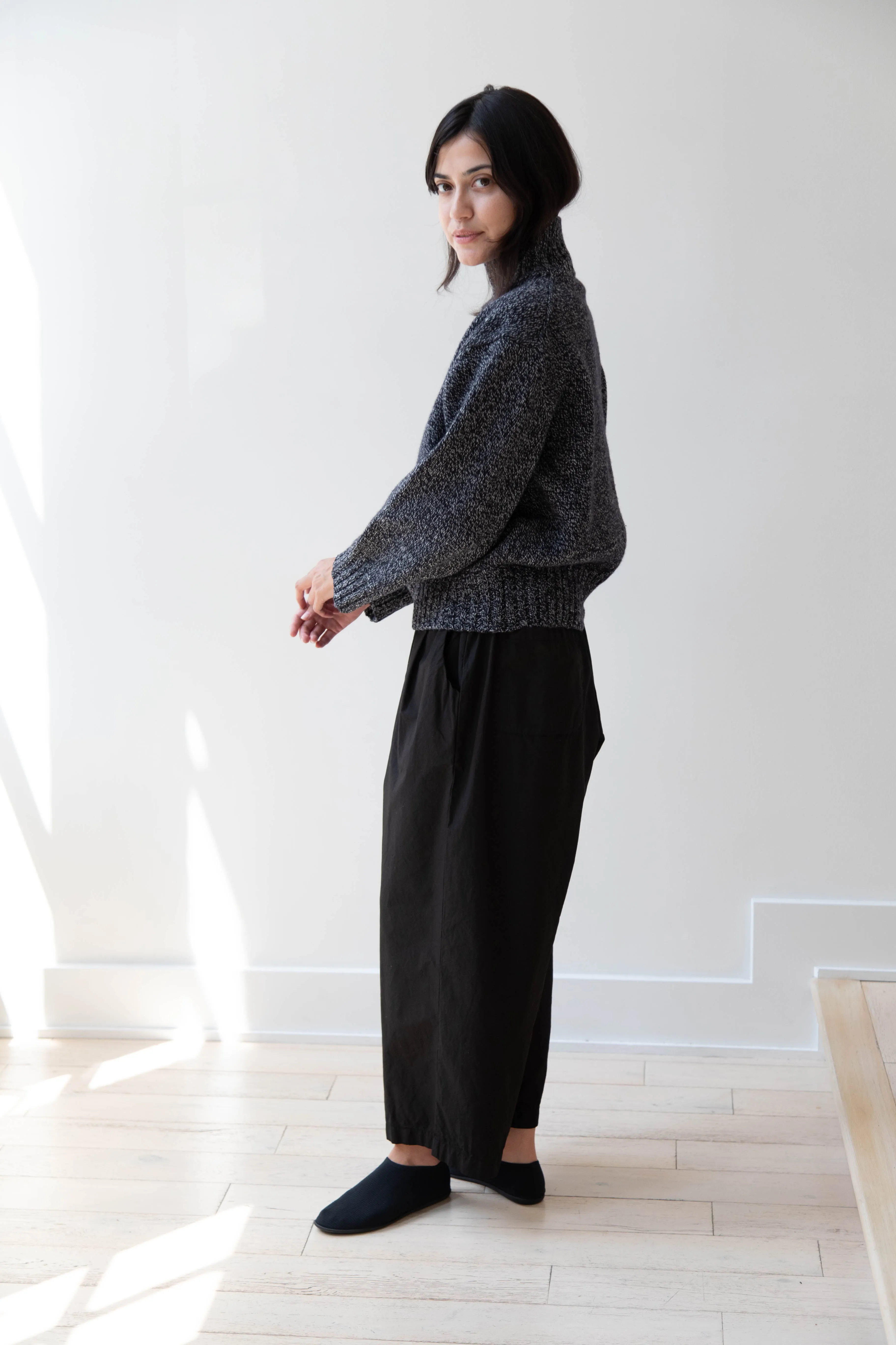Nothing Written | Turtleneck Sweater in Black & White
