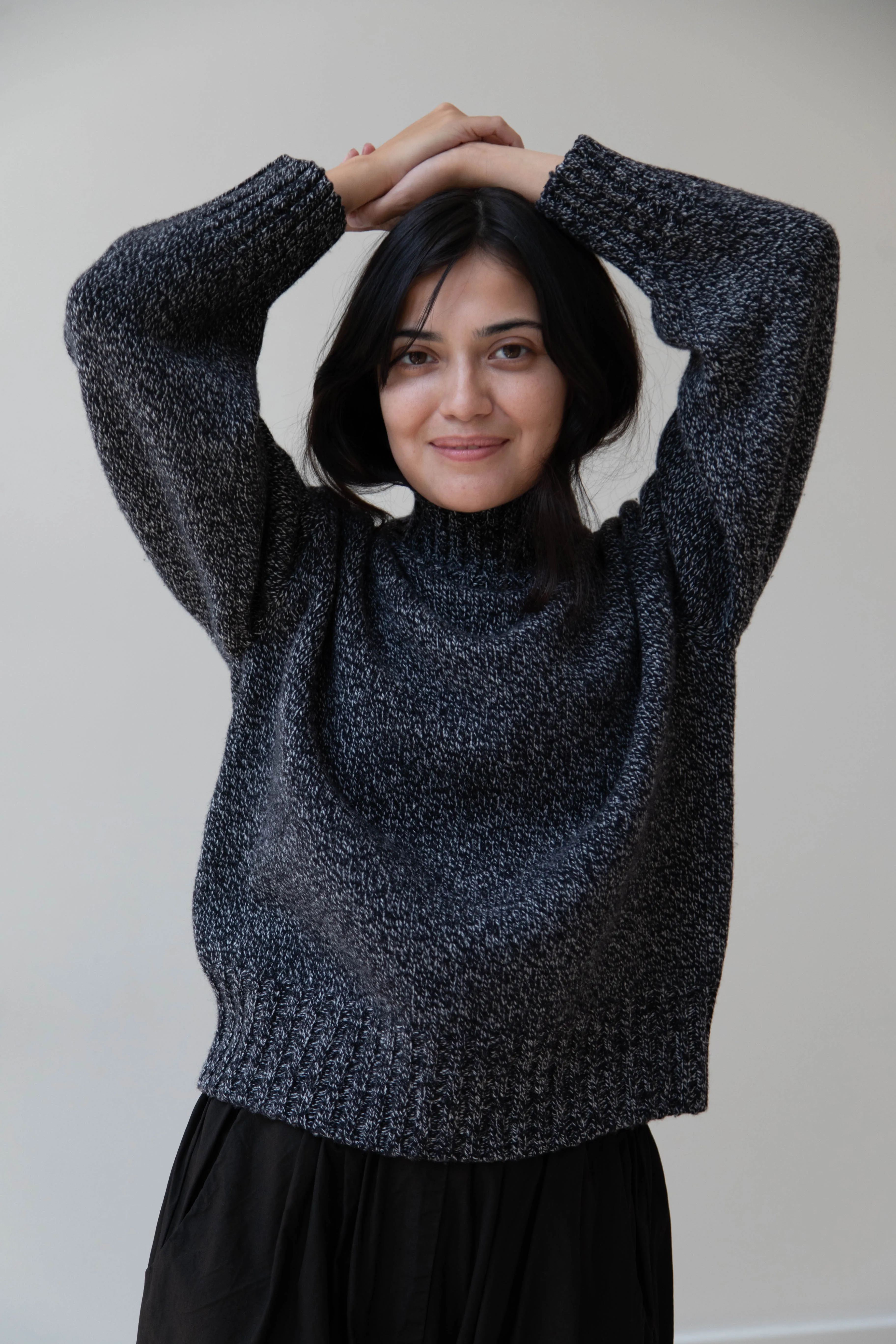 Nothing Written | Turtleneck Sweater in Black & White