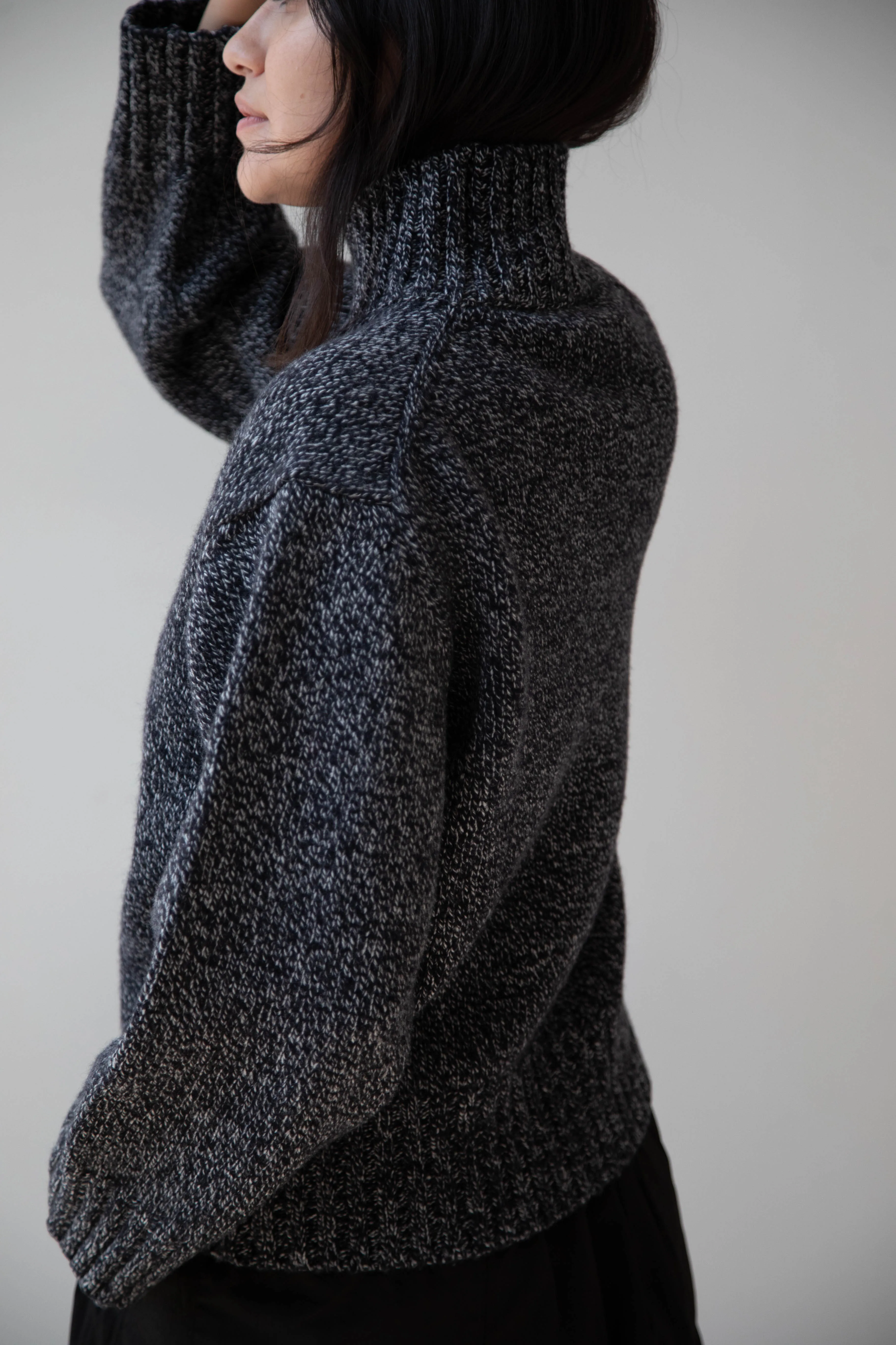 Nothing Written | Turtleneck Sweater in Black & White
