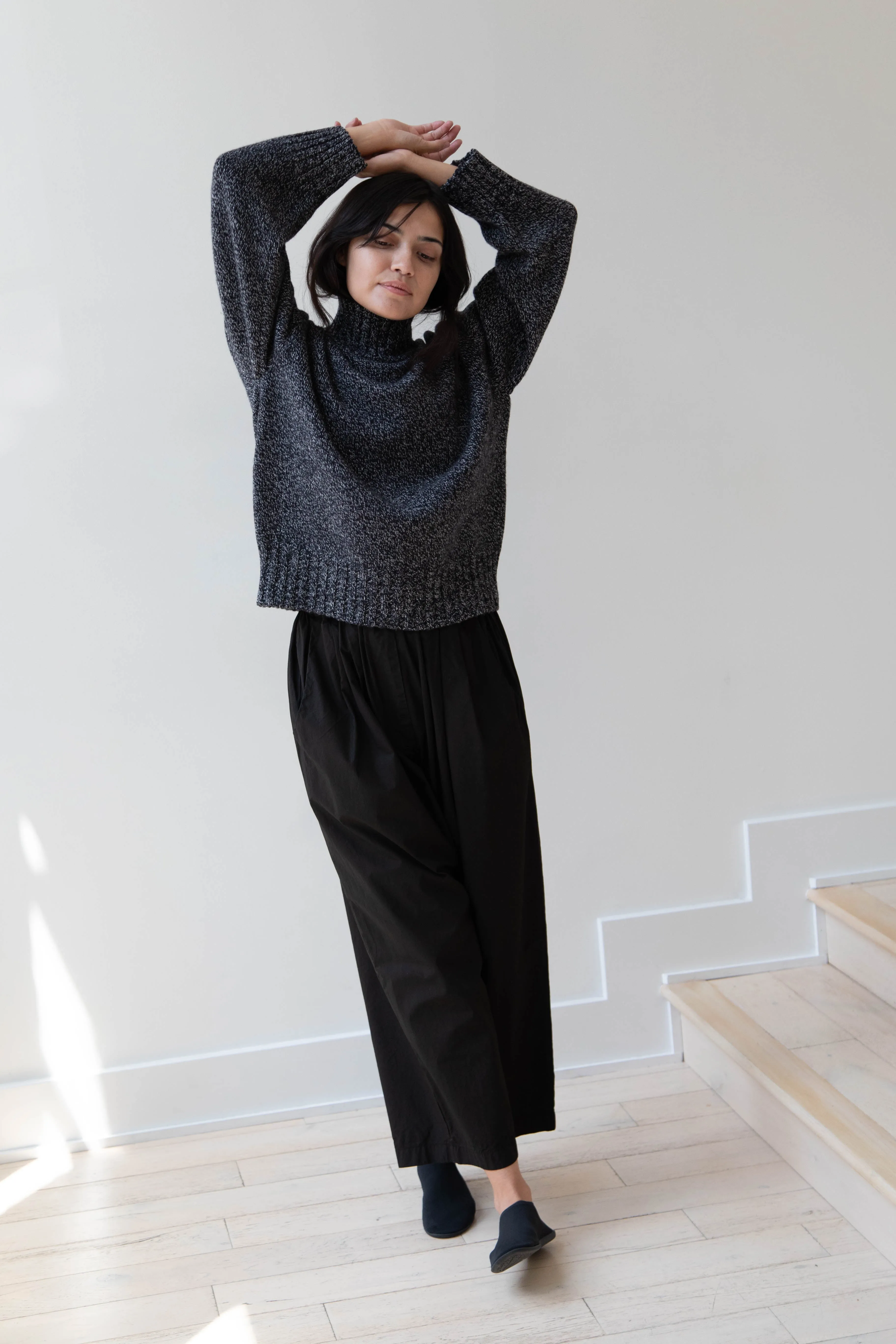 Nothing Written | Turtleneck Sweater in Black & White