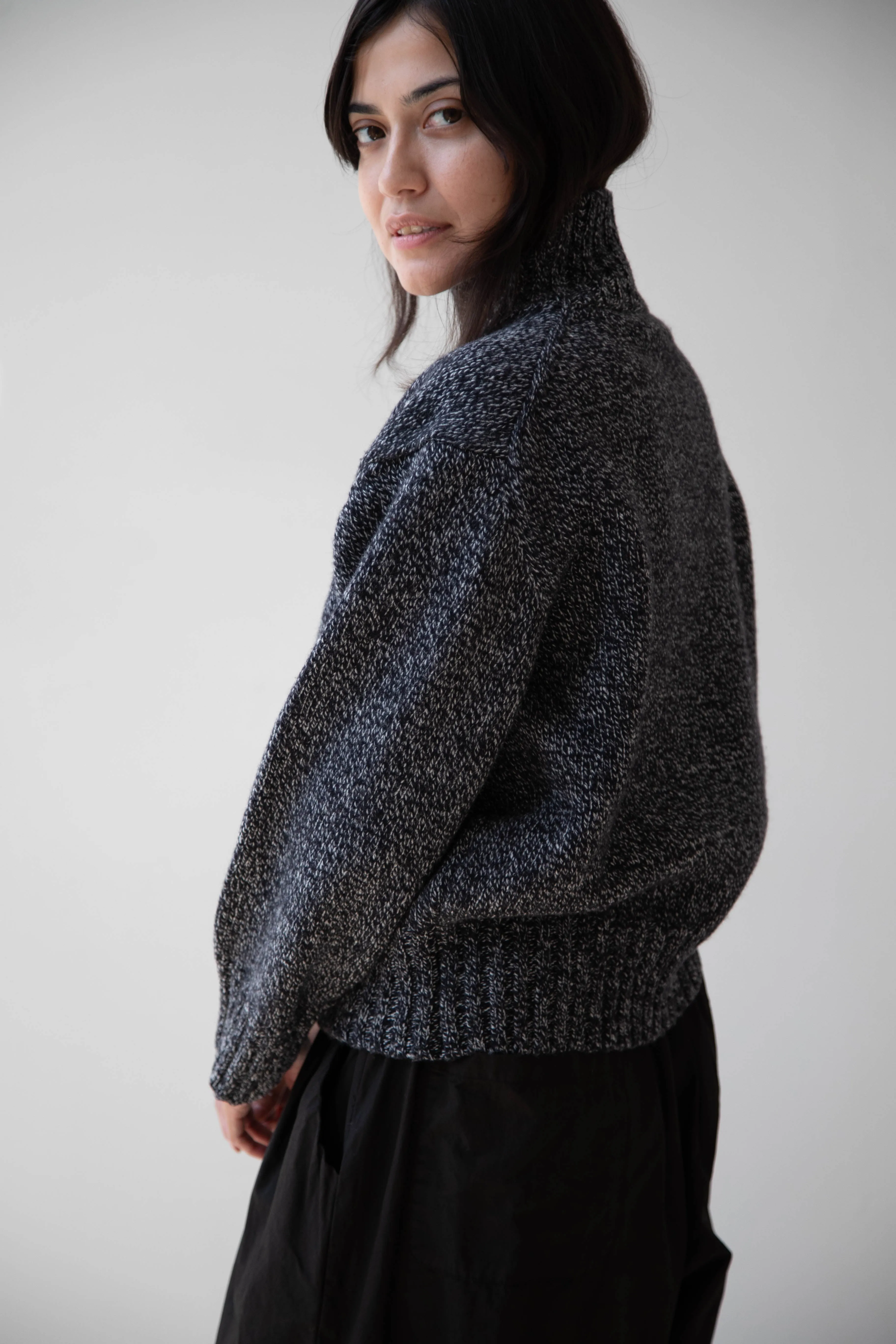 Nothing Written | Turtleneck Sweater in Black & White