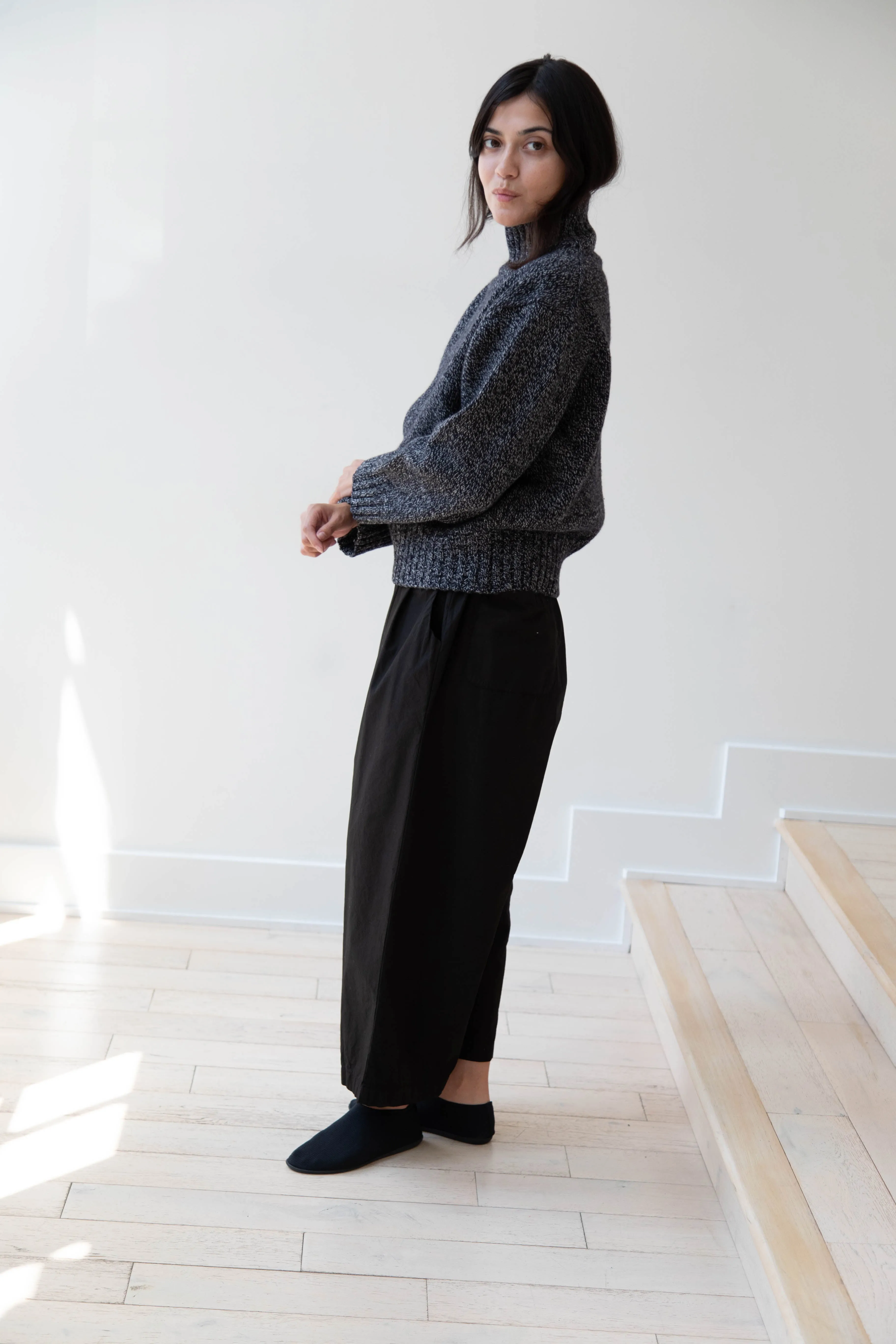 Nothing Written | Turtleneck Sweater in Black & White