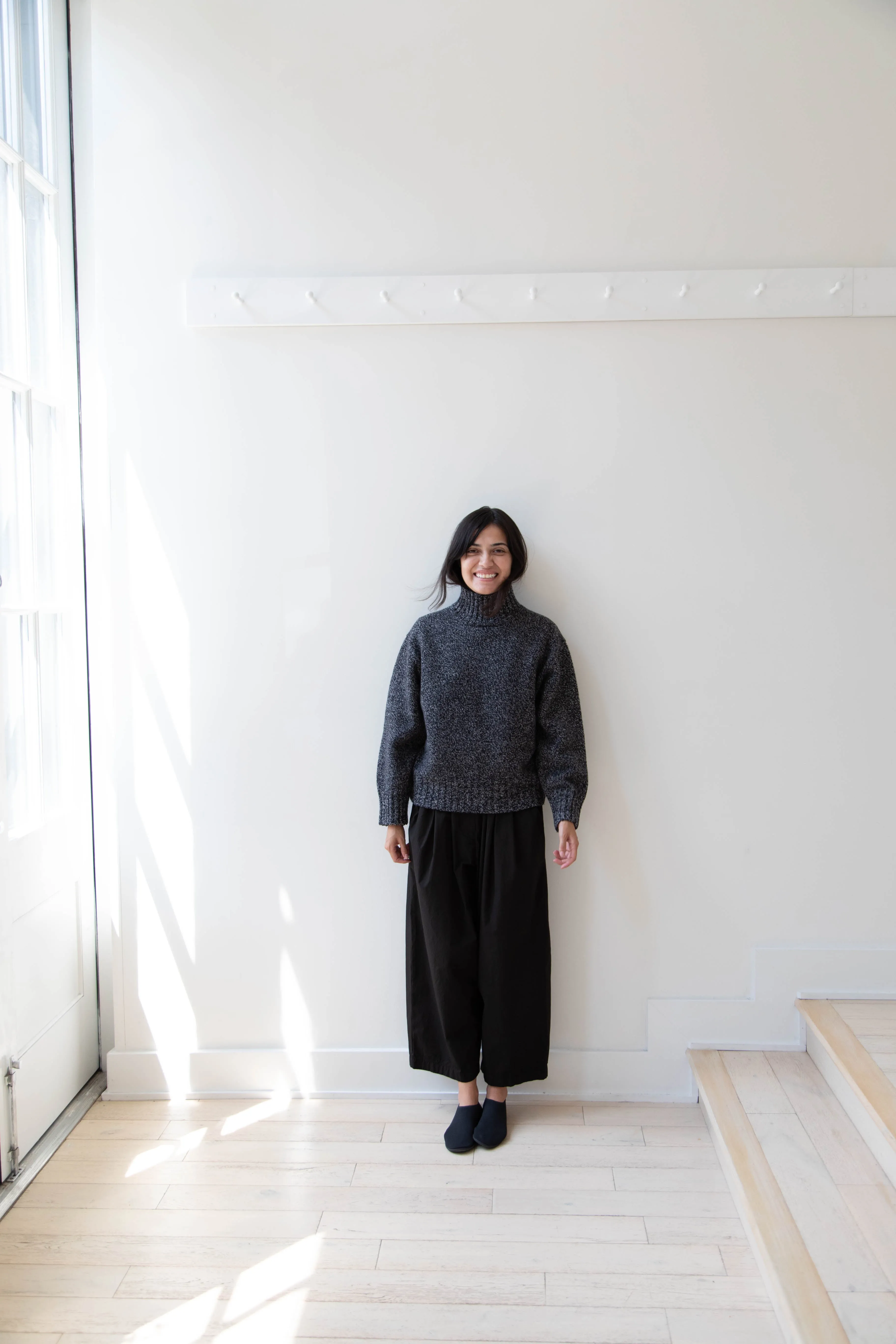 Nothing Written | Turtleneck Sweater in Black & White