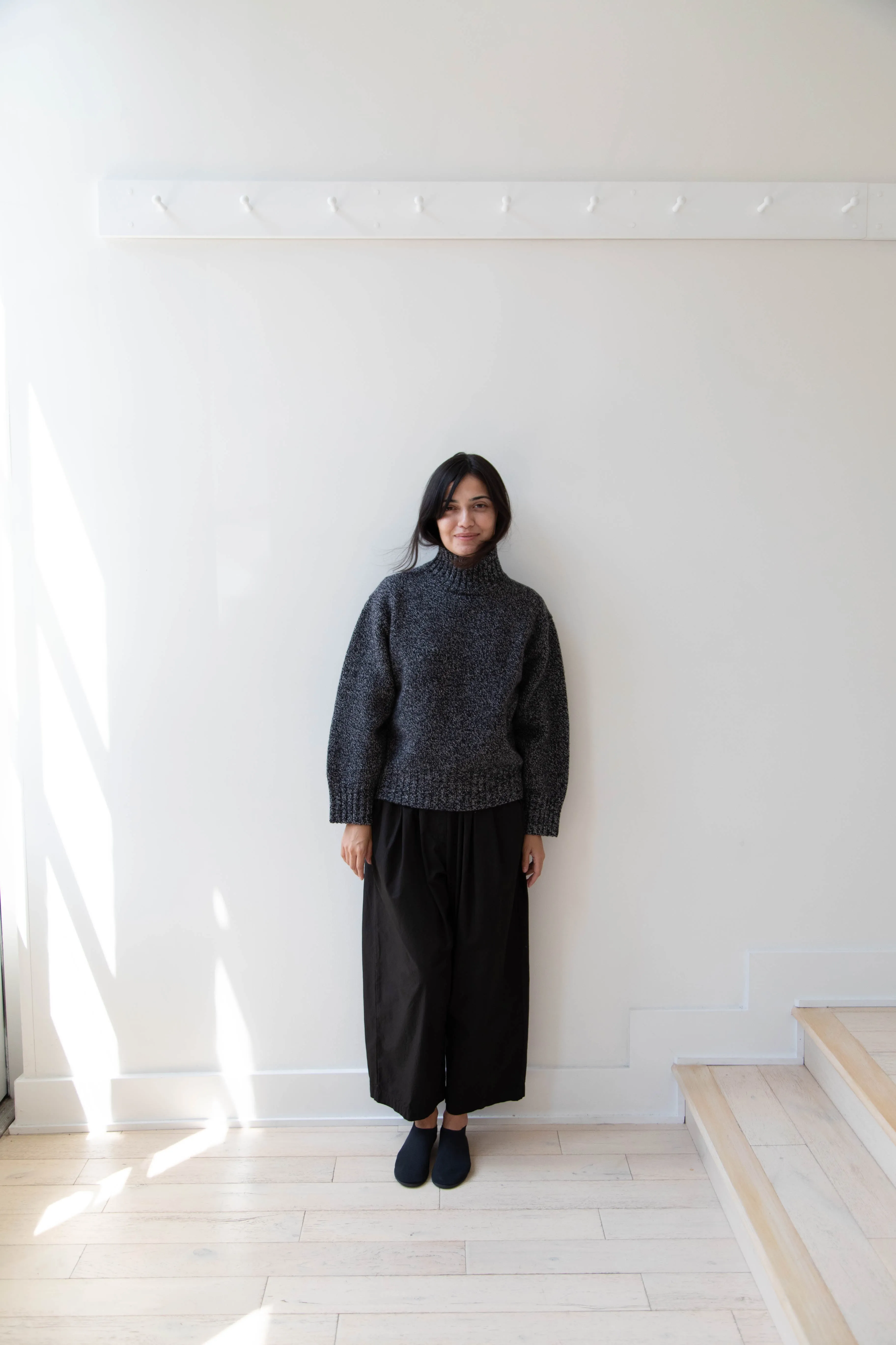 Nothing Written | Turtleneck Sweater in Black & White