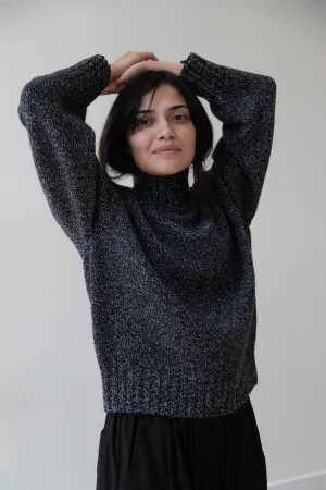 Nothing Written | Turtleneck Sweater in Black & White