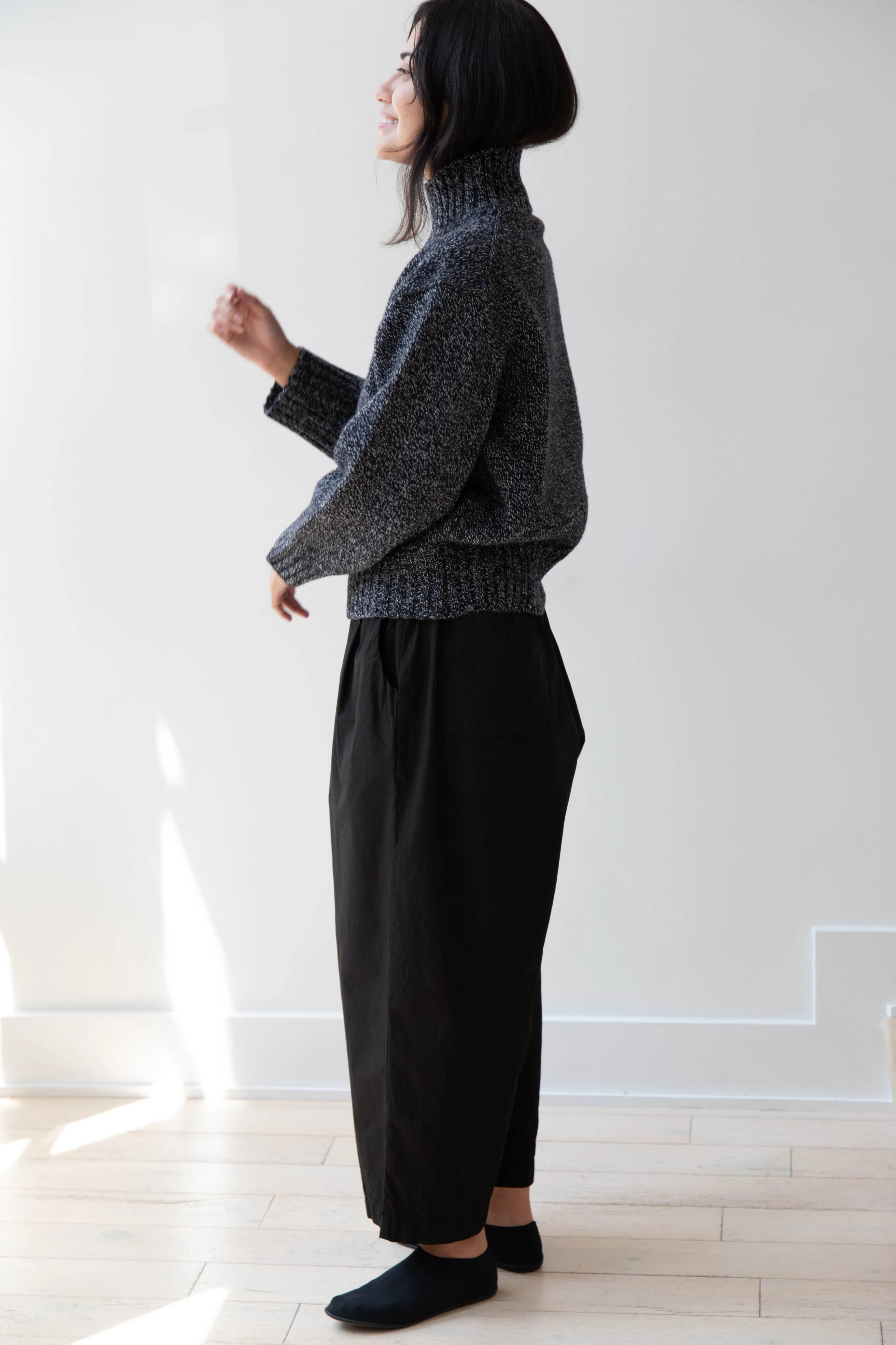 Nothing Written | Turtleneck Sweater in Black & White