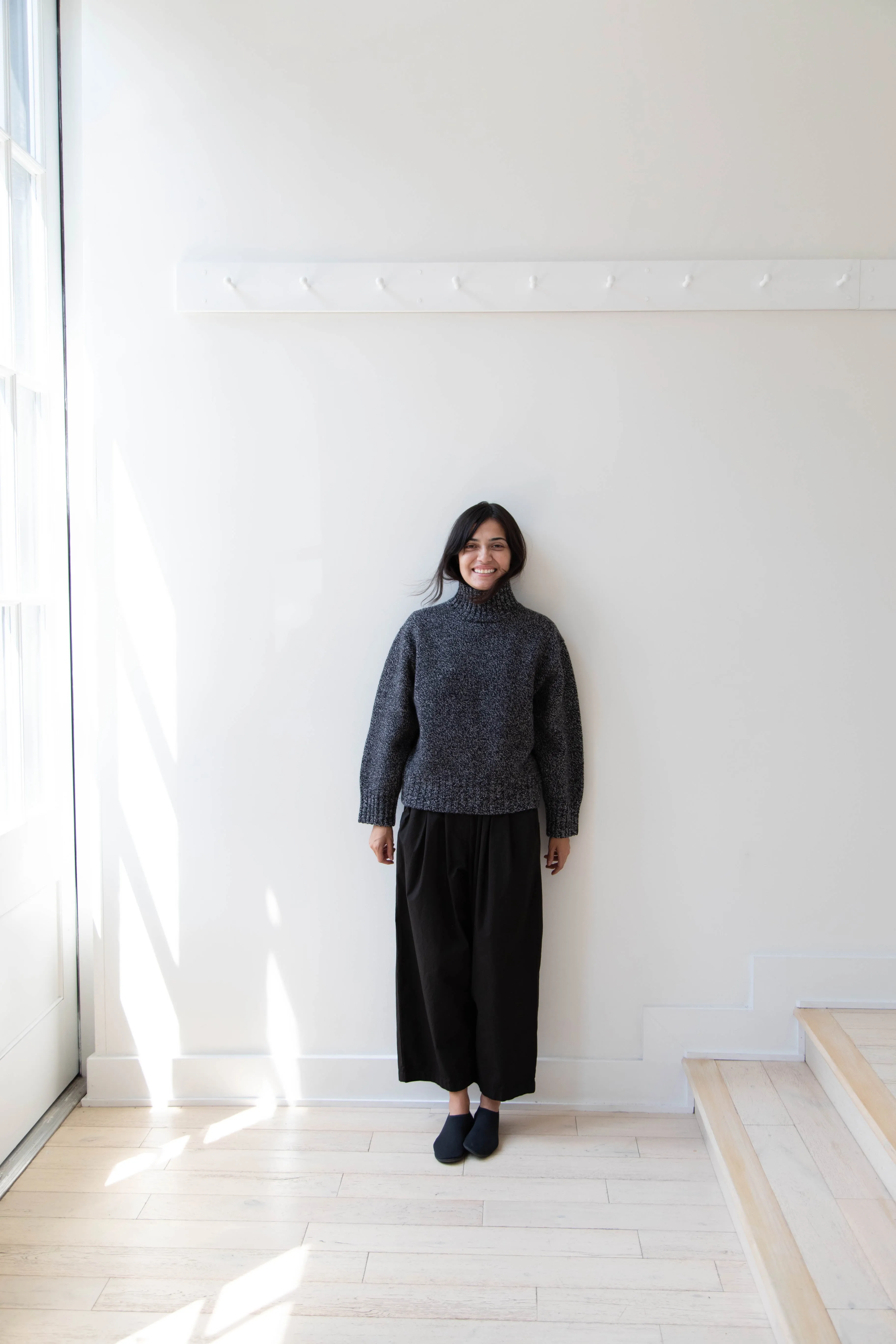 Nothing Written | Turtleneck Sweater in Black & White