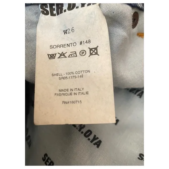 NWOT Free People SER.OY.A Lyle Shorts in Sorrento  Size 26