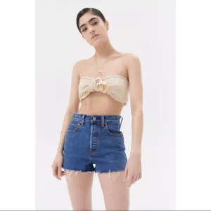 NWT Levi’s Ribcage Denim Short - Charles Erosion