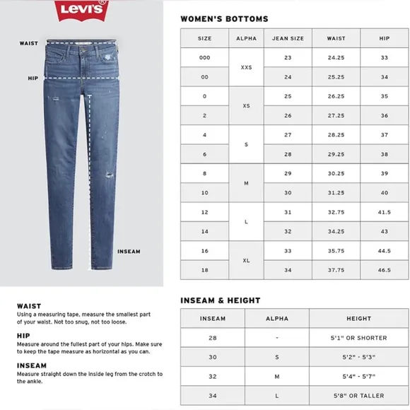 NWT Levi's Women's 501 Original Shorts (Also Available in Plus)