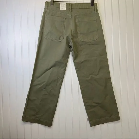 NWT Lucky Brand Wide High Waisted Stretchy Khaki Sz 2/26