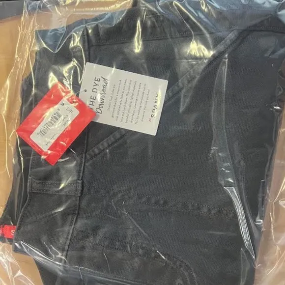 NWT! SPANX 6-Inch Stretch Twill Shorts in Washed Black at Nordstrom, Size Small