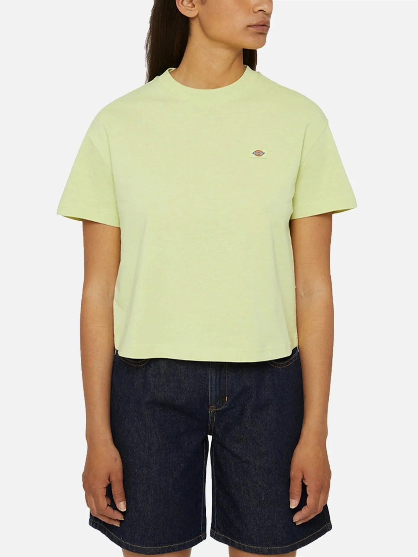 Oakport Boxy SS Tee - Pale Green