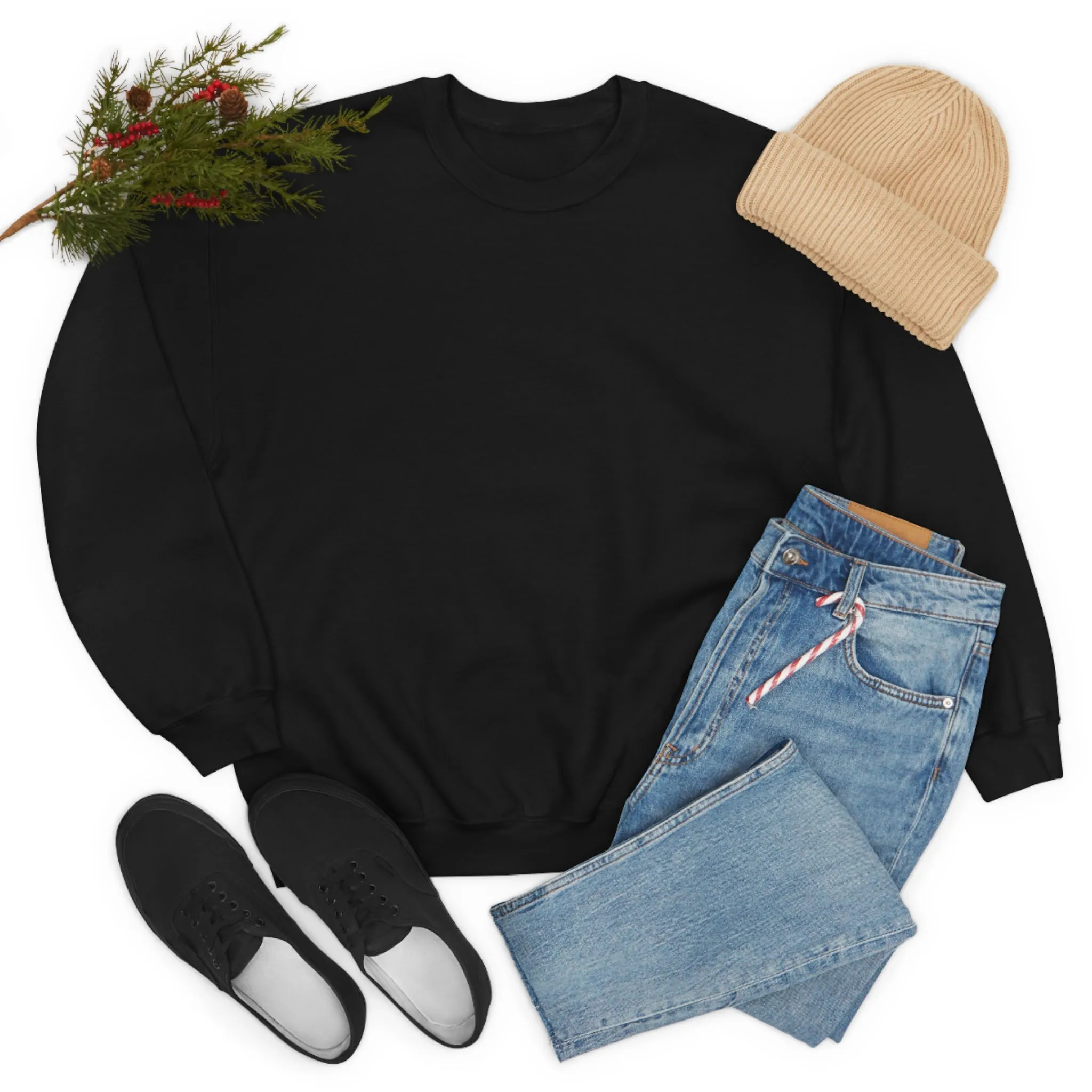 Okauchee Lake, Plain back Unisex Heavy Blend™ Crewneck Sweatshirt