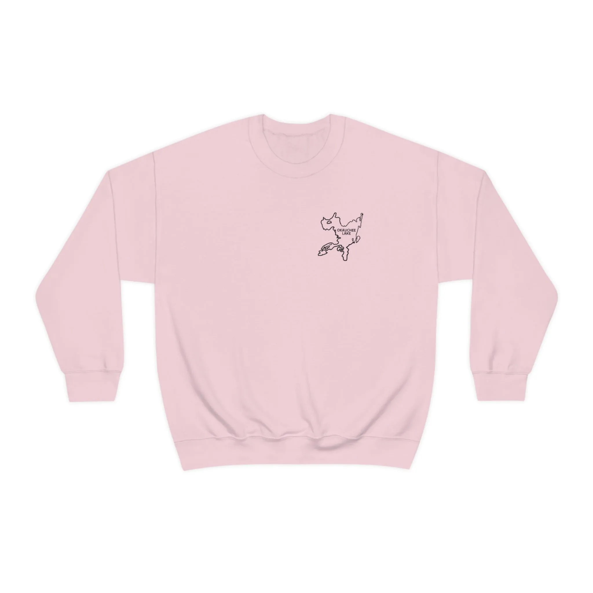 Okauchee Lake, Plain back Unisex Heavy Blend™ Crewneck Sweatshirt