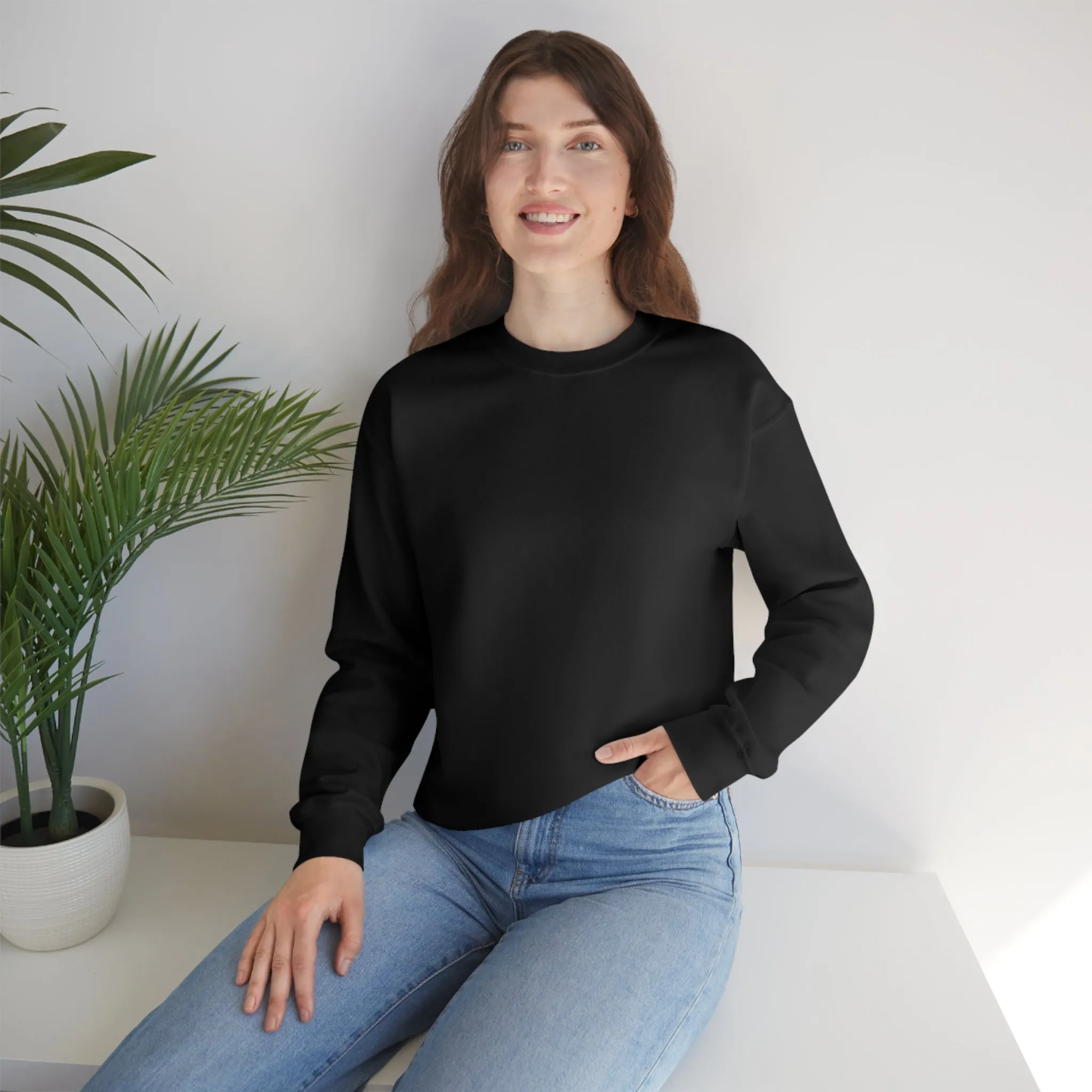 Okauchee Lake, Plain back Unisex Heavy Blend™ Crewneck Sweatshirt