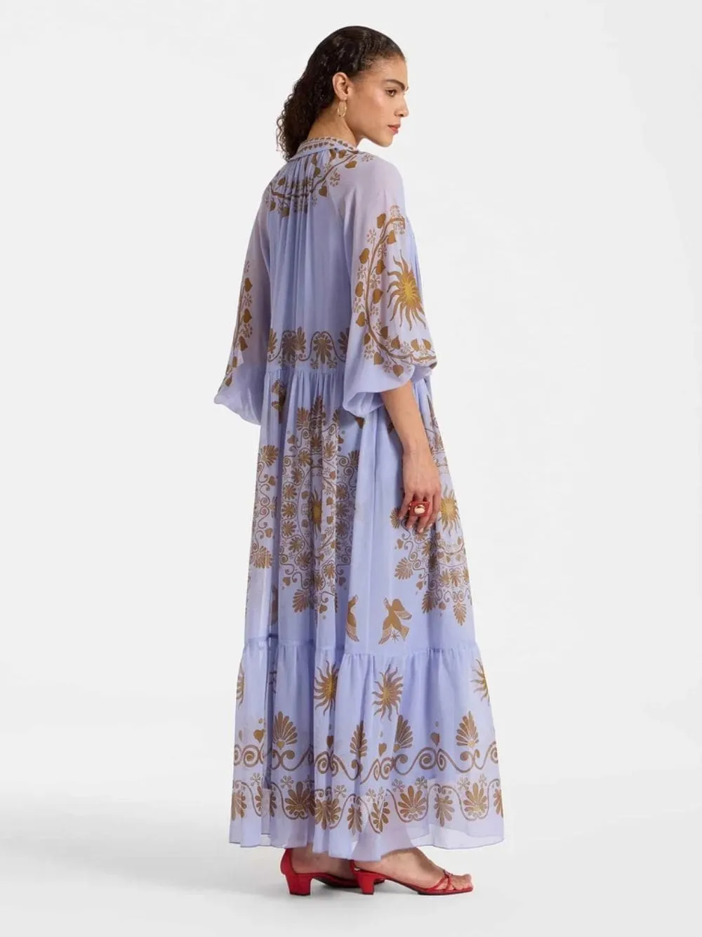 Olympus Placée Silk Chiffon Athena Dress