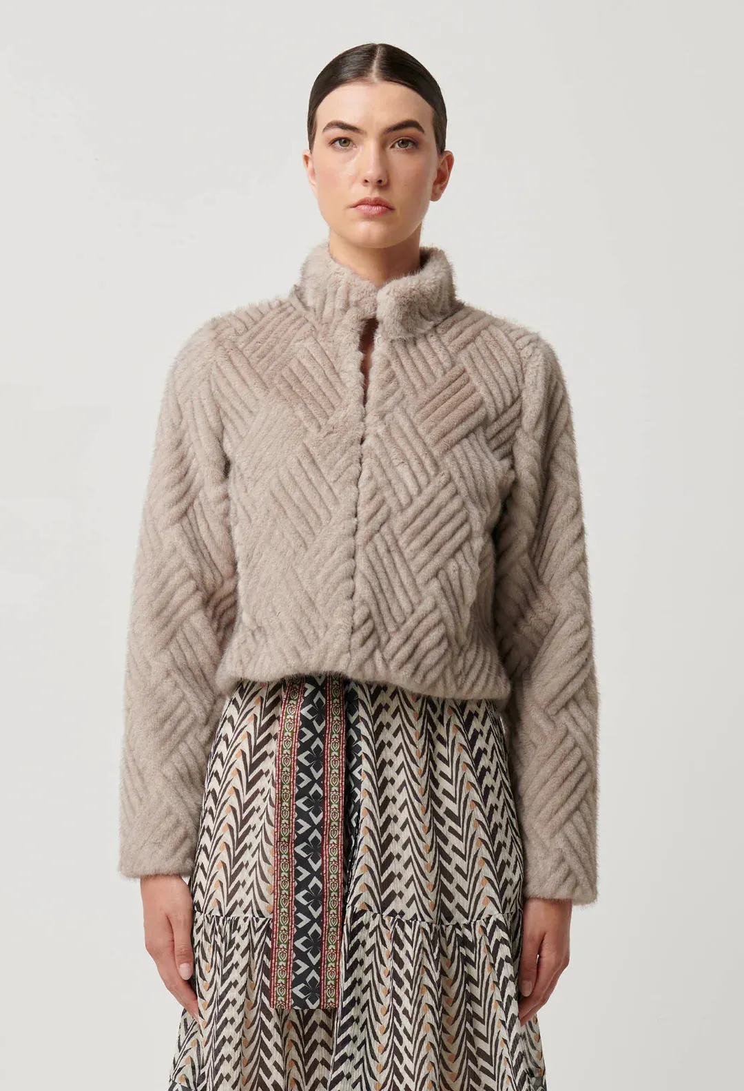 ONCE WAS CLOVER CROPPED JACKET