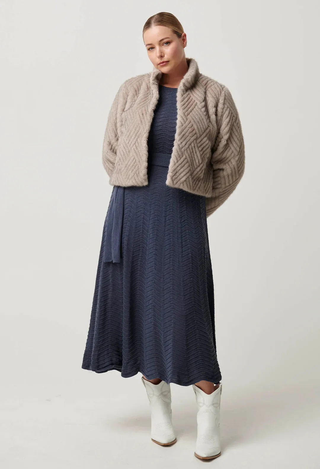 ONCE WAS CLOVER CROPPED JACKET